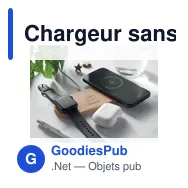 Chargeur sans fil 3 en 1 personnalisable avec logo - RECPAD - Miniature 3