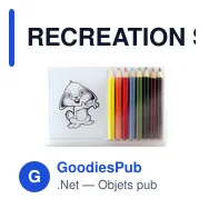 RECREATION Set crayons de couleur en bois - Miniature 1
