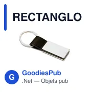RECTANGLO Porte-clés PU - Miniature 1
