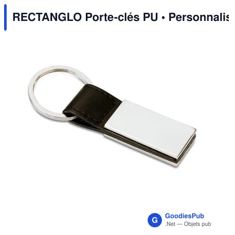 RECTANGLO Porte-clés PU