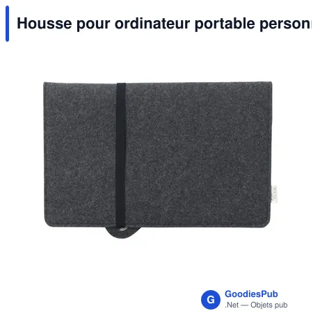 Housse pour ordinateur portable personnalisable avec logo - Recyc. Felt&Apple