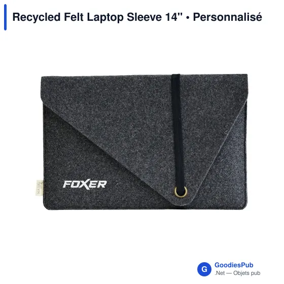 Recycled Felt Laptop Sleeve 14" - Image 15