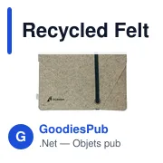 Recycled Felt Laptop Sleeve 14" - Miniature 8