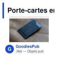 Porte-cartes en cuir recyclé personnalisable avec logo - MADE out of - Miniature 11