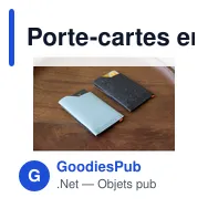 Porte-cartes en cuir recyclé personnalisable avec logo - MADE out of - Miniature 12