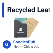 Porte-cartes en cuir recyclé personnalisable avec logo - MADE out of - Miniature 5