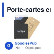 Porte-cartes en cuir recyclé personnalisable avec logo - MADE out of - Miniature 9