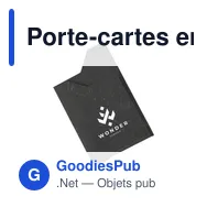 Porte-cartes en cuir recyclé personnalisable avec logo - MADE out of - Miniature 10