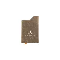 Variante marron - Porte-cartes en cuir recyclé personnalisable avec logo - MADE out of