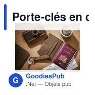 Porte-clés en cuir recyclé personnalisable avec logo - MADE out of - Miniature 11