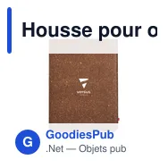 Housse pour ordinateur portable personnalisable en cuir recyclé - MADE outavec logo - Miniature 9