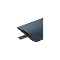 Variante bleu foncé - Housse pour ordinateur portable personnalisable en cuir recyclé - MADE outavec logo