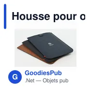 Housse pour ordinateur portable 16" personnalisable en cuir recycléavec logo - Miniature 4