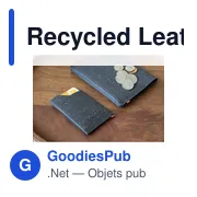 Étui à passeport personnalisable en cuir recyclé avec logo - MADE out of - Miniature 5