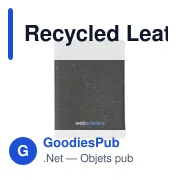 Étui à passeport personnalisable en cuir recyclé avec logo - MADE out of - Miniature 6