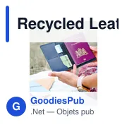 Étui à passeport personnalisable en cuir recyclé avec logo - MADE out of - Miniature 7