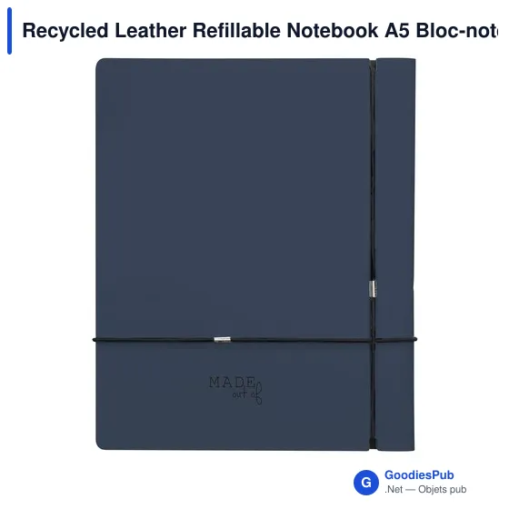 Carnet A5 personnalisable en cuir recyclé avec logo - MADE out of - Image 11