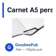 Carnet A5 personnalisable en cuir recyclé avec logo - MADE out of - Miniature 12
