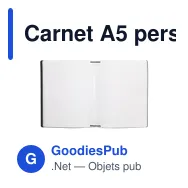 Carnet A5 personnalisable en cuir recyclé avec logo - MADE out of - Miniature 9
