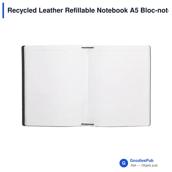 Carnet A5 personnalisable en cuir recyclé avec logo - MADE out of - Image 9