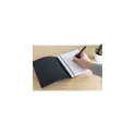 Variante noir - Carnet A5 personnalisable en cuir recyclé avec logo - MADE out of