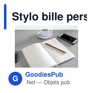 Stylo bille personnalisable en papier recyclé avec logo - Miniature 5
