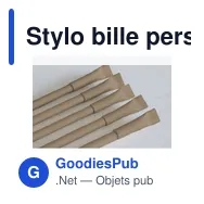 Stylo bille personnalisable en papier recyclé avec logo - Miniature 7