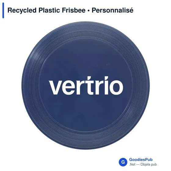 Frisbee personnalisable en plastique recyclé avec logo - Image 6
