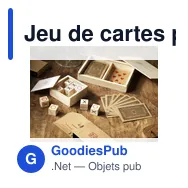 Jeu de cartes personnalisable en papier recyclé avec logo - Miniature 5