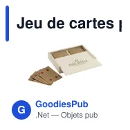 Jeu de cartes personnalisable en papier recyclé avec logo - Miniature 6