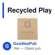 Jeu de cartes personnalisable en papier recyclé avec logo - Miniature 6