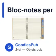 Bloc-notes personnalisable RecycleNote-L avec logo - Miniature 11