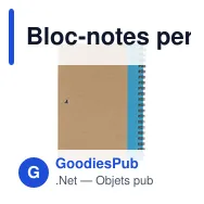 Bloc-notes personnalisable RecycleNote-L avec logo - Miniature 12