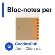 Bloc-notes personnalisable RecycleNote-L avec logo - Miniature 9