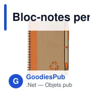 Bloc-notes personnalisable RecycleNote-L avec logo - Miniature 10