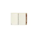 Variante rouge - Bloc-notes personnalisable RecycleNote-L avec logo