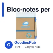 Bloc-notes personnalisable RecycleNote-M avec logo - Miniature 10
