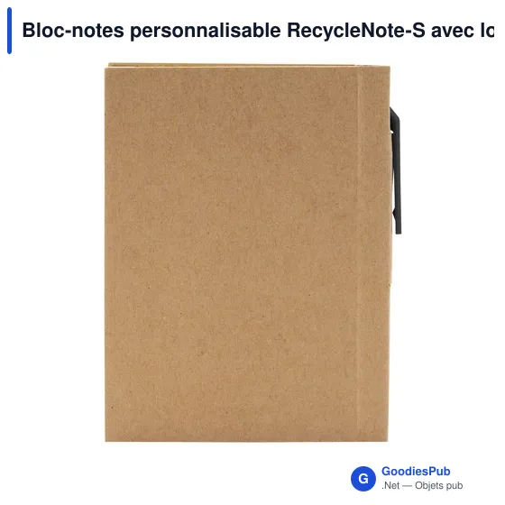 Bloc-notes personnalisable RecycleNote-S avec logo - Image 11