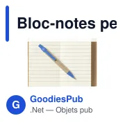 Bloc-notes personnalisable RecycleNote-S avec logo - Miniature 3