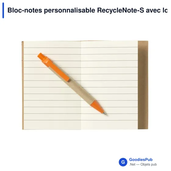 Bloc-notes personnalisable RecycleNote-S avec logo - Image 7