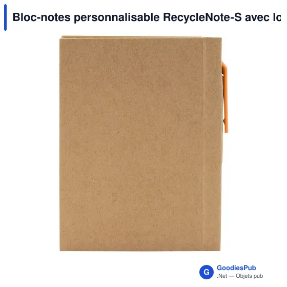 Bloc-notes personnalisable RecycleNote-S avec logo - Image 8