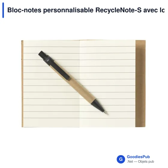 Bloc-notes personnalisable RecycleNote-S avec logo - Image 10