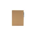 Variante bleu - Bloc-notes personnalisable RecycleNote-S avec logo
