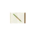 Variante vert - Bloc-notes personnalisable RecycleNote-S avec logo