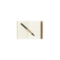 Variante noir - Bloc-notes personnalisable RecycleNote-S avec logo