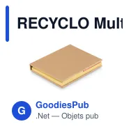 RECYCLO Multi bloc en papier recyclé - Miniature 1