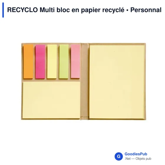RECYCLO Multi bloc en papier recyclé - Image 2