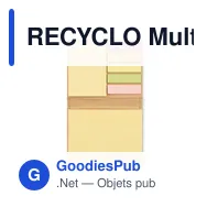RECYCLO Multi bloc en papier recyclé - Miniature 3