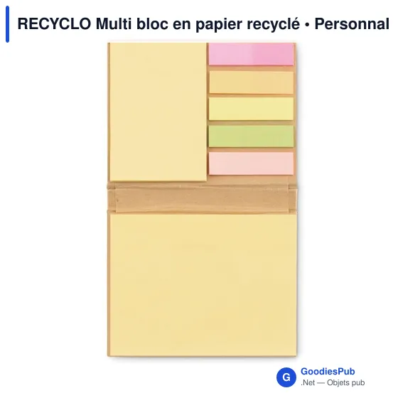 RECYCLO Multi bloc en papier recyclé - Image 3