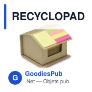 RECYCLOPAD Stickers collants recyclés - Miniature 1